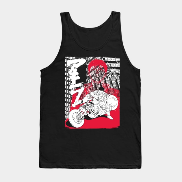 Akira/Kaneda (light) Tank Top by geekingink